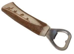 BOTTLE OPENER WITH LARGE PATTERN, ANTLER