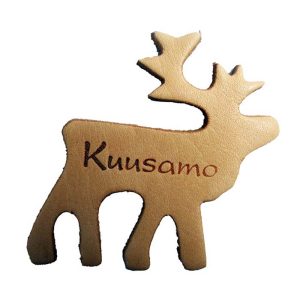 MAGNET, REINDEER, LEATHER