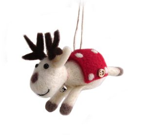 FLYING REINDEER FELT 13 CM
