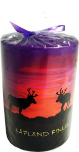 CANDLE, CYLINDER, REINDEER + SUNSET