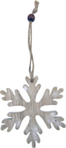 SNOWFLAKE HANGING 9 CM "NET PRICE"
