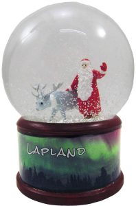 LUMISADEPALLO, PUKKI + PORO 11 CM LAPLAND