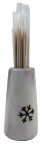 TOOTHPICK HOLDER, POLISHED ANTLER