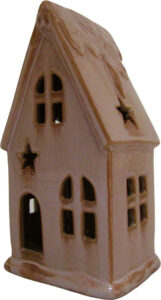 LED HOUSE BROWN 15 CM "NET PRICE"