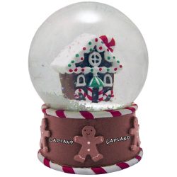 LUMISADEPALLO, PIPARKAKKUTALO, 8,5 CM LAPLAND