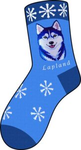 SOCKS HUSKY BLUE 41-46 + LAPLAND