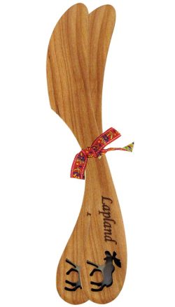 BUTTER KNIFE SET OF 2, TAR ALDER, MOOSE+LAPLAND