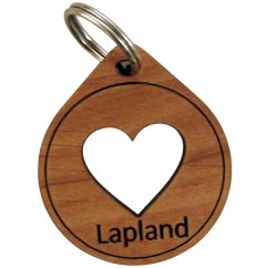 KEYCHAIN, TAR ALDER, HEART