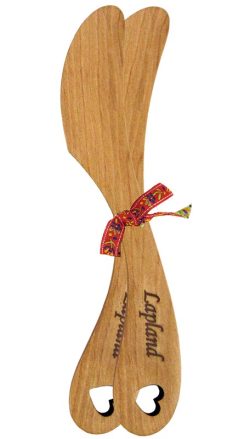 BUTTER KNIFE SET OF 2, ALDER, HEART+LAPLAND