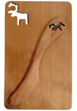 BUTTER KNIFE + BOARD, ALDER, REINDEER