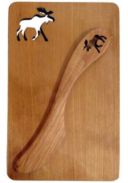 BUTTER KNIFE + BOARD, ALDER, MOOSE
