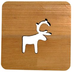 COASTER, TAR ALDER, REINDEER