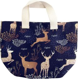 HANDBAG/FABRIC, JUMPING REINDEERS