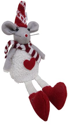 HIIRI ISTUVA VALKOINEN 18 CM