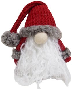ELF, 25 CM RED/GLITTER HAT