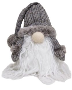 ELF, 25 CM GREY/GLITTER HAT