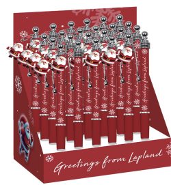 PEN + HANGING FIGURINE, SANTA CLAUS