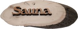 KELO DOOR SIGN: SAUNA