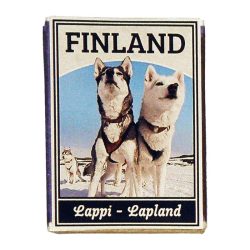 WOODEN MATCHES, HUSKY SLED