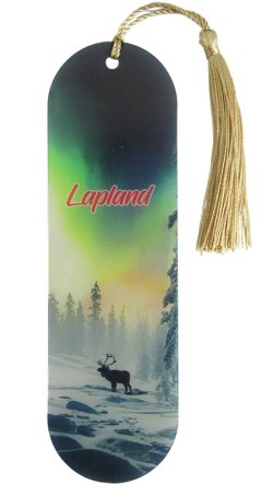 BOOKMARK, WINTER LANDSCAPE EVENING