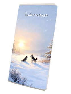 CHOCOLATE BAR, HUSKYS IN WINTER '&QUOT;NET PRICE&QUOT;'